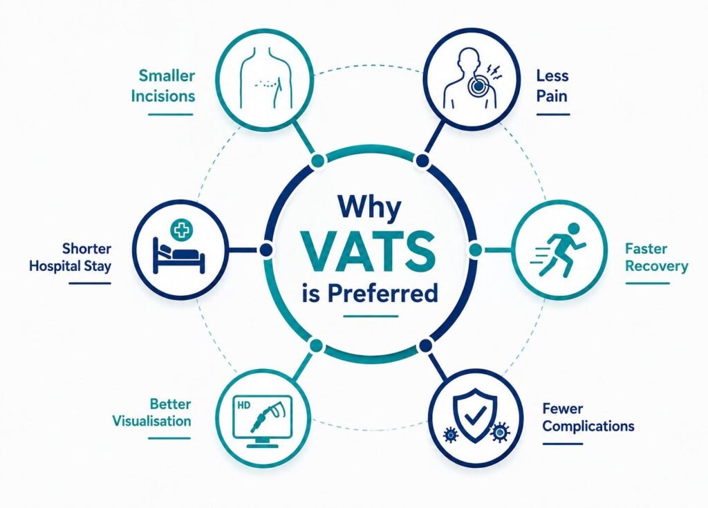 Why is Video-Assisted Thoracoscopic Surgery (VATS) Recommended?